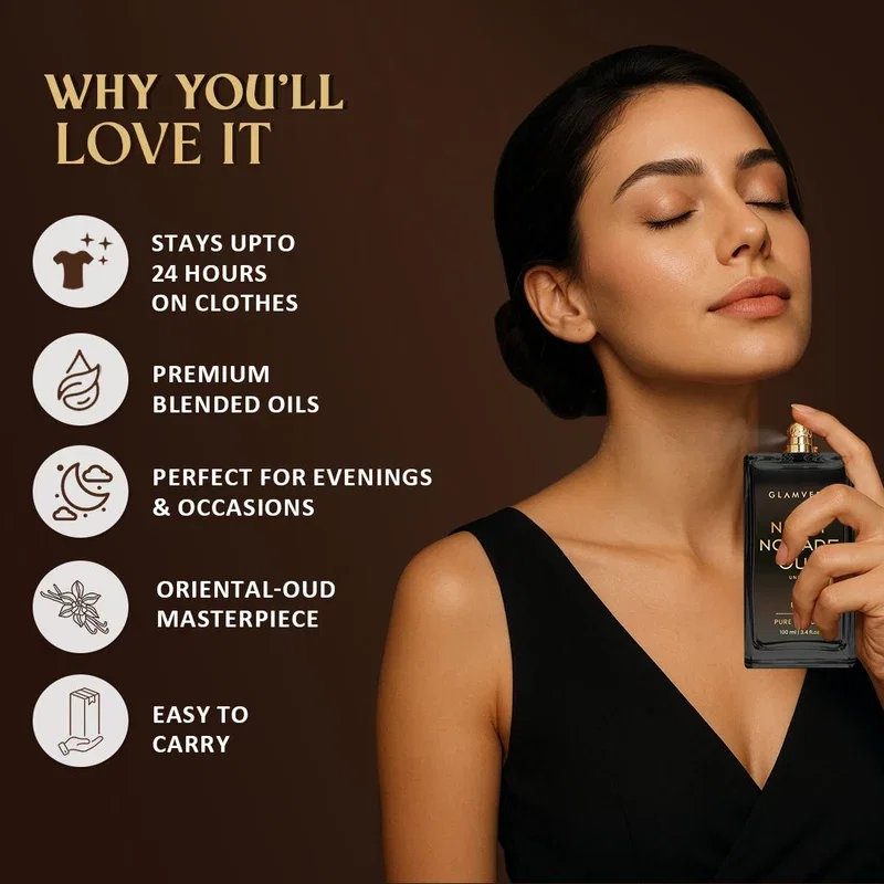 NIGHT NOMADE OUD – UNISEX LUXE PURE PERFUME (100ML) 4